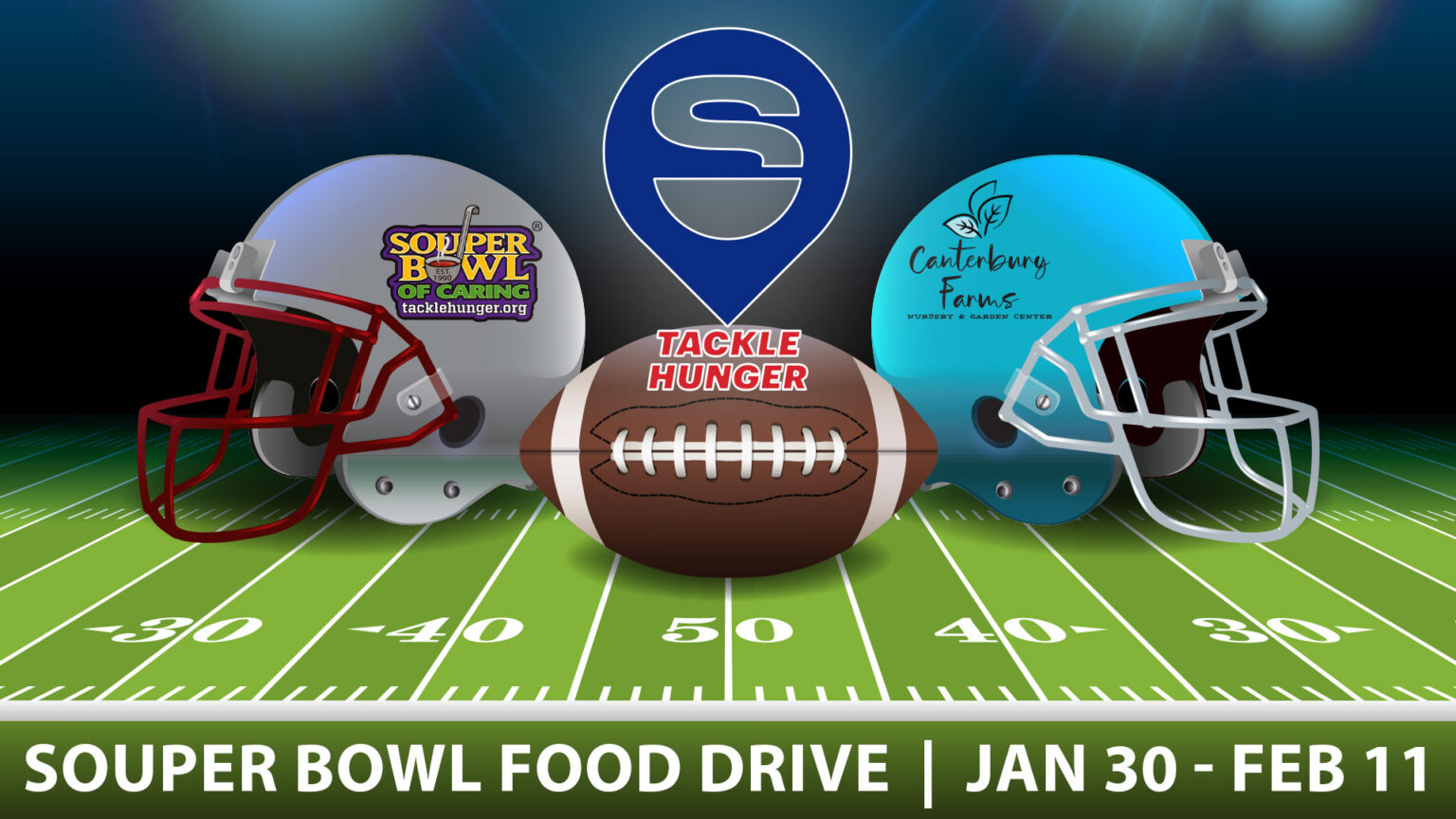 Souper Bowl Food Drive Canterbury Farms Nursery & Garden Center