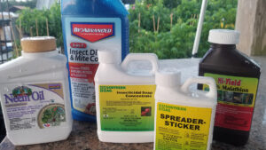 Picture of various pesticides