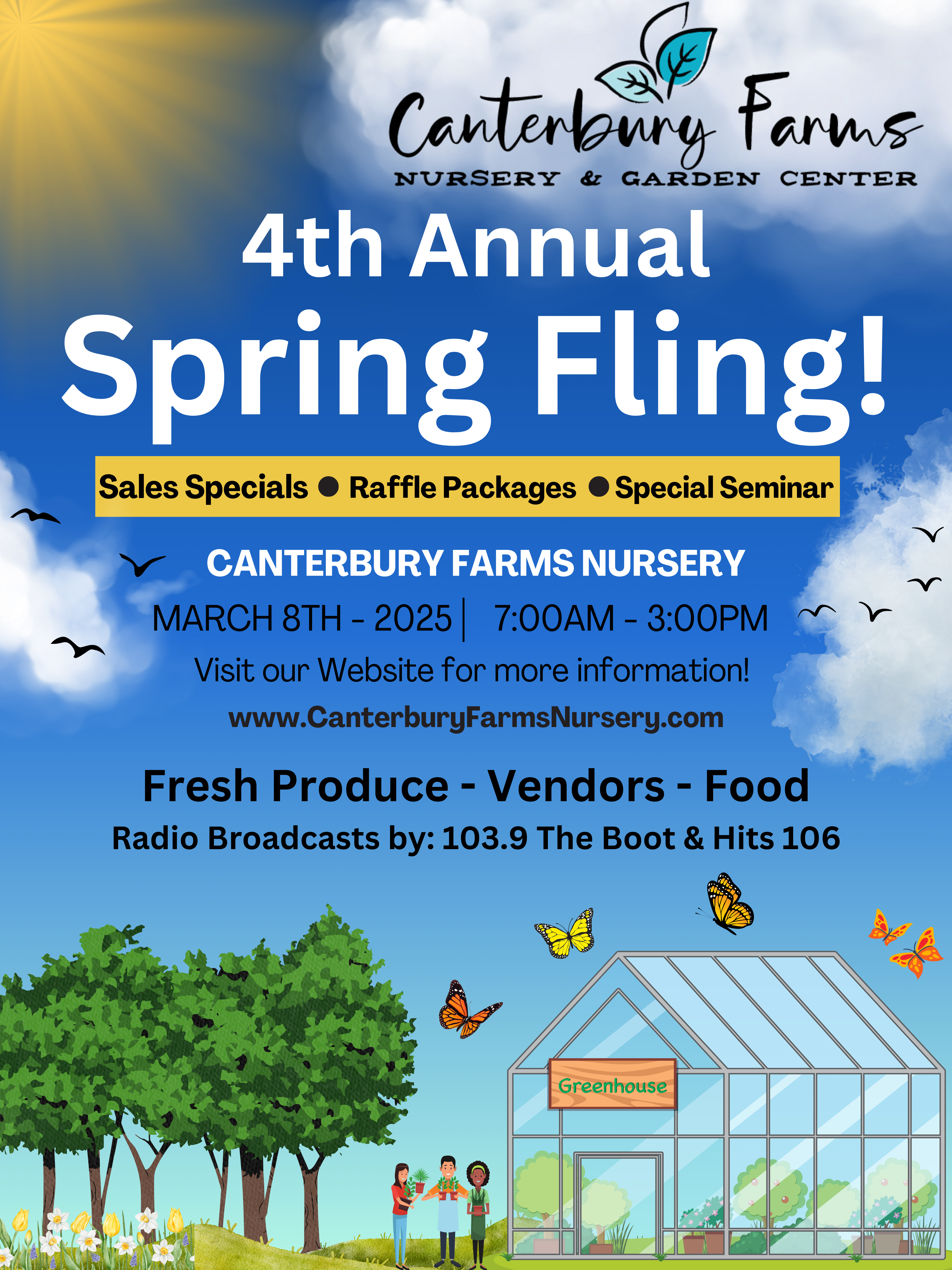 4th Annual Spring Fling – March 8th