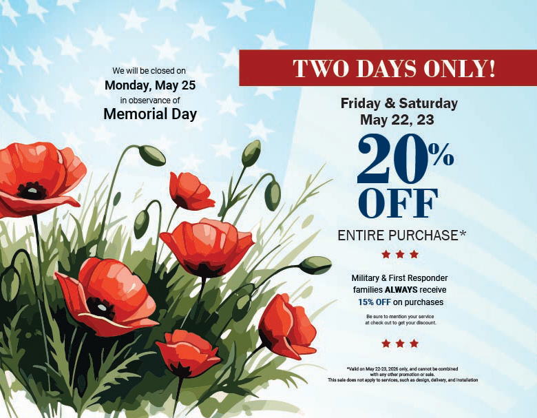 Memorial Day Sale